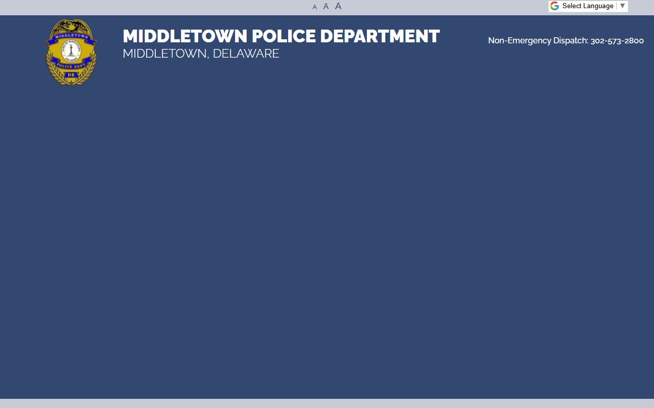 Middletown Police Department Middletown arrest records